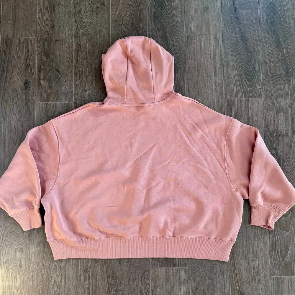 Nike Sportswear Phoenix Fleece Oversized Hoodie Sweatshirt Rose Blush Women XL